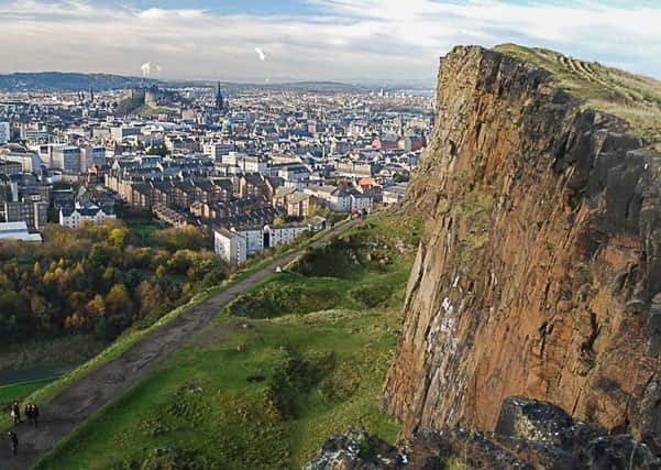 Arthur's seat is one of the famous landmarks in the Capital