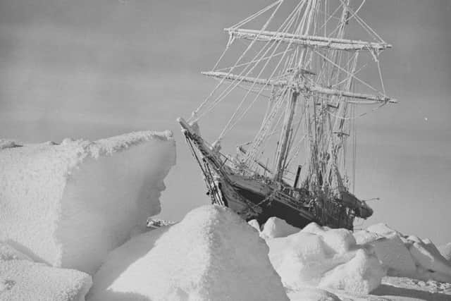 The 'Endurance' sank after being crushed by ice in the frozen Antarctic.