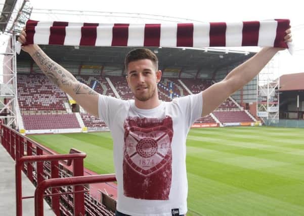 Cole Stockton has signed a two-year deal with Hearts. Pic: Heart of Midlothian FC
