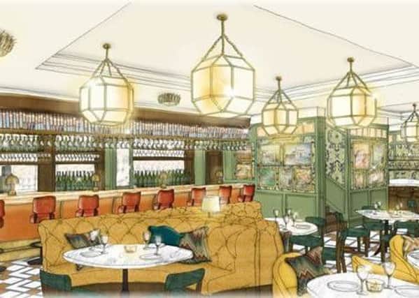 The artists impression of how the new Edinburgh restaurant will look. Illustration: The Ivy Group