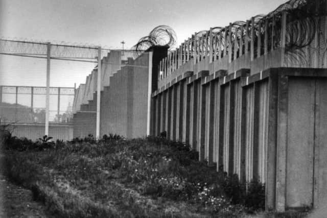 Exterior of Saughton prison in Edinburgh. Picture: TSPL