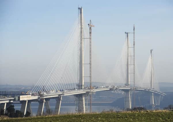 50,000 members of the public will be allowed to walk across the Queensferry Crossing on September 2 and 3. Picture: Greg Macvean