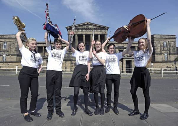 The Perfect Harmony campaign supports plans for a music school in the Old Royal High School. Pic: Neil Hanna