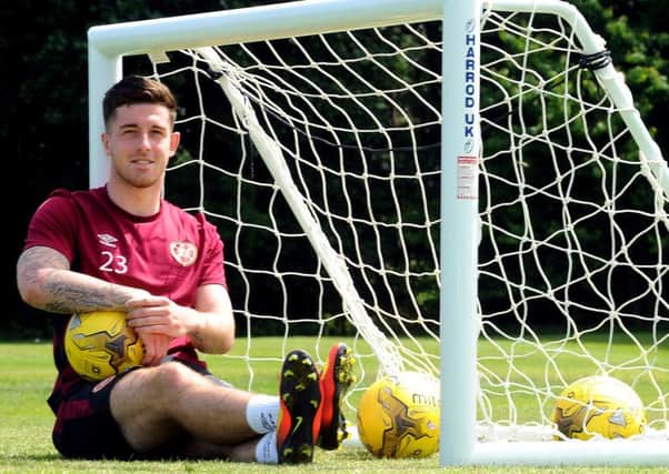 Cole Stockton is delighted to be at Hearts and is keen to make his mark. Pic: Lisa Ferguson