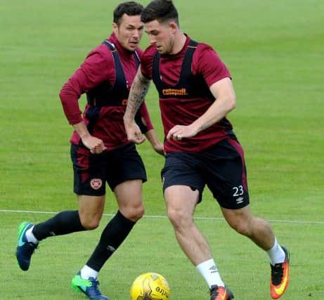 Cole Stockton in training with Don Cowie
