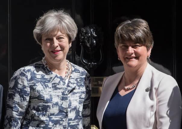 Theresa Mays government alliance with Arlene Foster and the DUP has already angered many  (Photo by Carl Court/Getty Images)