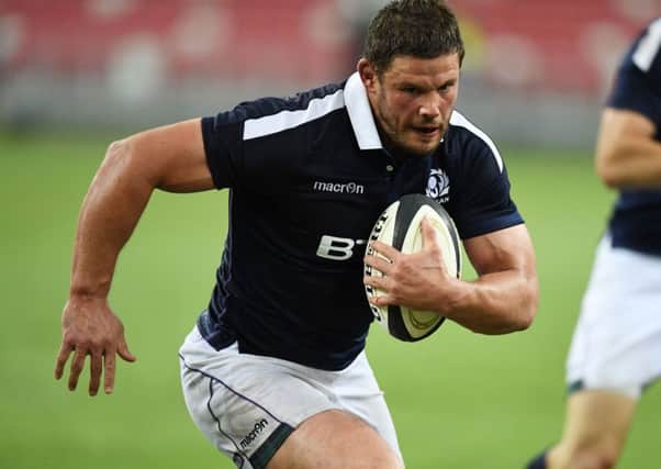 Ross Ford will win his 110th cap for Scotland against Fiji tomorrow. Pic: Fotosport/David Gibson