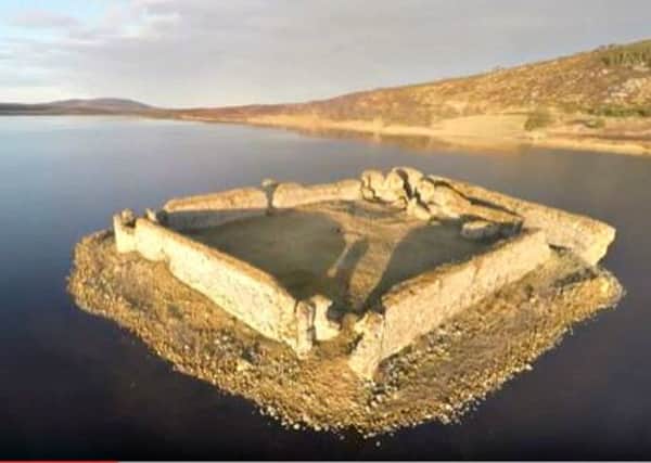 Lochindorb Castle near Grantown-on-Spey - the Wolf's secluded island home. PIC: YouTube.