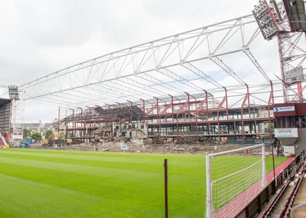Hearts auctioned off items to raise funds for new Main Stand. Picture: Ian Georgeson
