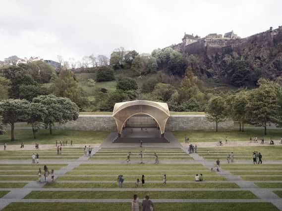 Designs submitted in the competition to design a replacement for the ross Bandstand in Edinburgh's Princes Street Gardens

by Adjaye Associates