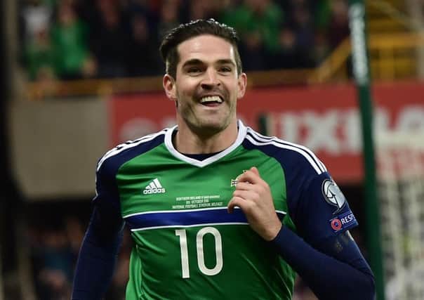 Kyle Lafferty has scored 20 goals in 61 caps for Northern Ireland