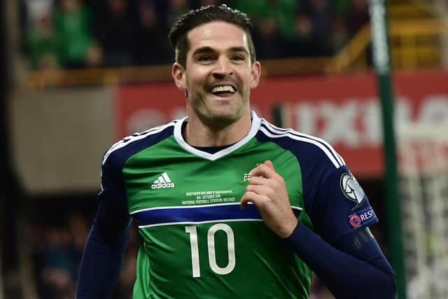 Kyle Lafferty has scored 20 goals in 61 caps for Northern Ireland