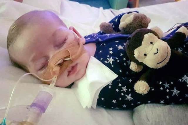 Charlie Gard suffers a rare genetic condition.