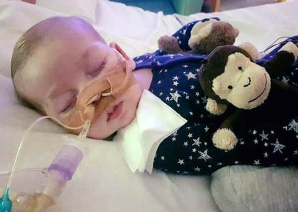 Charlie Gard suffers a rare genetic condition.