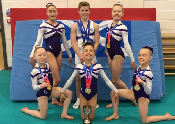 Lasswade Gymnastics Club winners at the British Championships