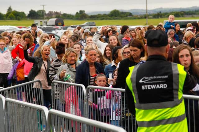 Little Mix crowds Highland Centre Ingliston