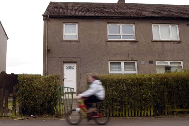 The childhood home of Susan Boyle in Blackburn. Picture: TSPL