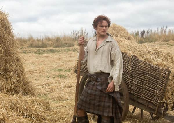 Sam Heughan as Jamie Fraser in Outlander