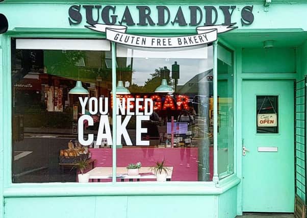 Sugardaddy's Free-From Bakery,  5 Rodney Street, Edinburgh.