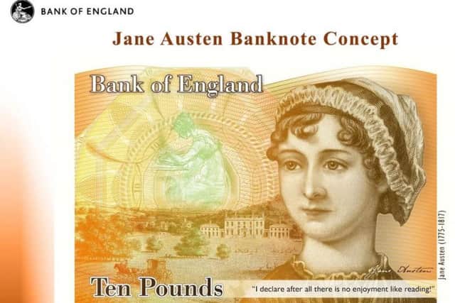 The new Bank of England note.