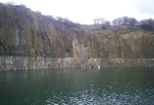 A search is underway at Prestonhill Quarry in Fife.