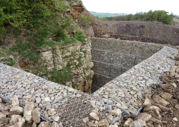 The bat cave has been created in an old mine at Middleton Quarry. Picture: Contributed