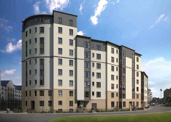 CGI of the Phase 1 development at Harbour Point (the initial 96 homes) that illustrates whats being developed at Leith currently. Picture: Contributed