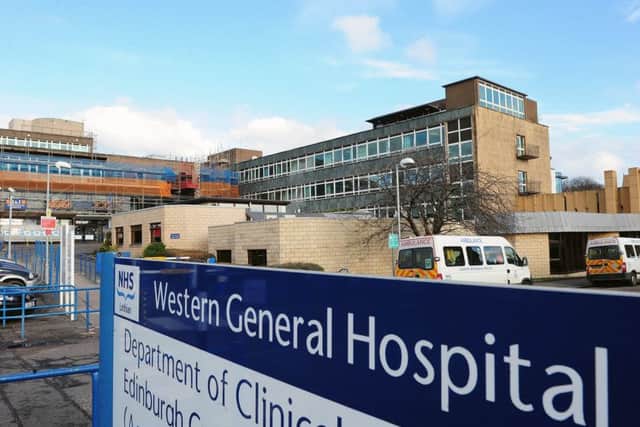Exterior view of the Western General Hospital, Edinburgh. Picture: Ian Rutherford