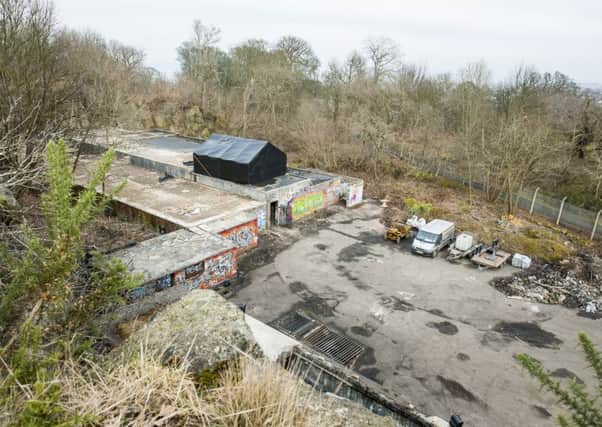 The now derelict Barnton Quarry bunker. Picture: Ian Georgeson