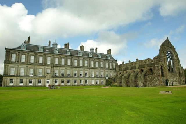 The Palace of Holyroodhouse is the Queen's official residence in Scotland