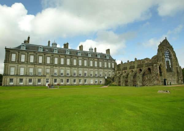 The Palace of Holyroodhouse is the Queen's official residence in Scotland