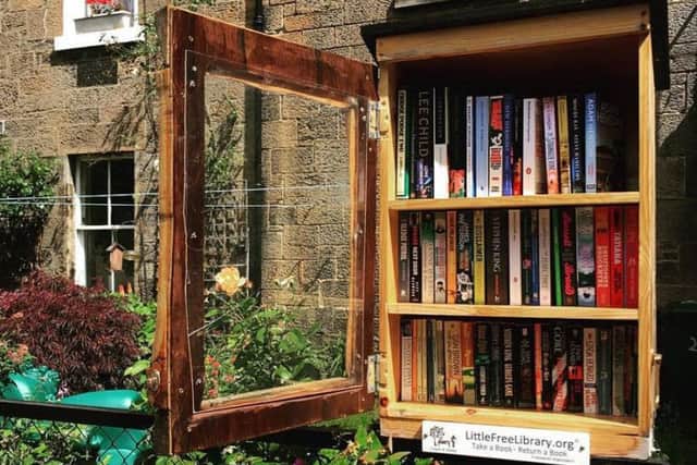 The replenished Little Free Library in Stockbridge which was robbed last week. Picture: Facebook
