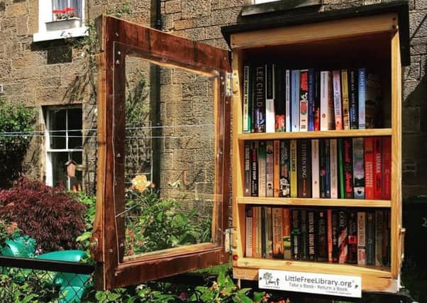 The replenished Little Free Library in Stockbridge which was robbed last week. Picture: Facebook