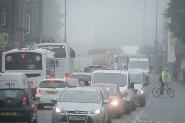 St John's Road is one of the most polluted streets in Scotland. Picture: Steven Scott Taylor/JP