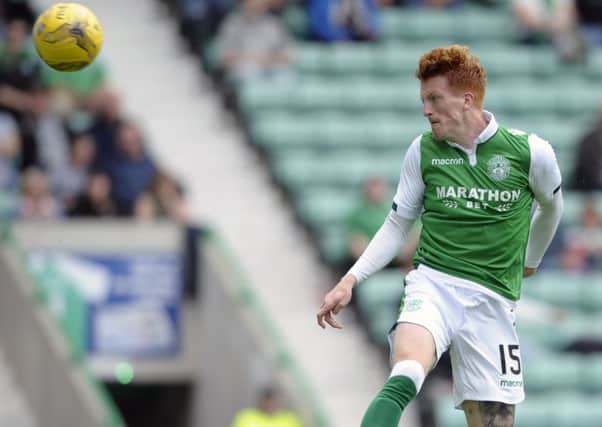 Simon Murray made the perfect start to his Hibs career, scoring twice on his competitive debut