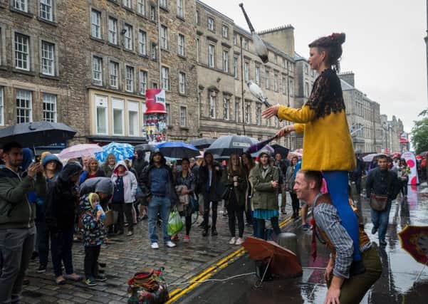 Summer's wettest day is to coicide with the start of the 2017 Edinburgh Fringe. Picture: Stephen Scott Taylor