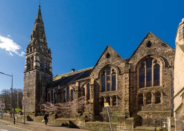 A stunning 19th century church in Edinburgh has gone on the market for the same price as a studio London flat. Picture; SWNS