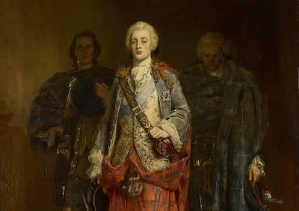 Detail from Pettie's 'Bonnie Prince Charlie Enters the Ballroom at Holyrood House' which was painted around 150 years after his time in Edinburgh. PIC: Royal Collection Trust / Â© Her Majesty Queen Elizabeth II 2017.