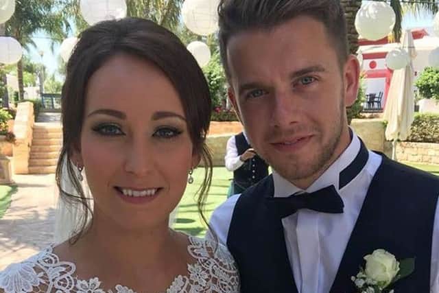 Kirsty Maxwell with husband Adam Maxwell. Picture: Contributed