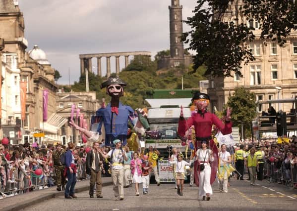 Edinburgh Festival Cavalcade. Picture: TSPL