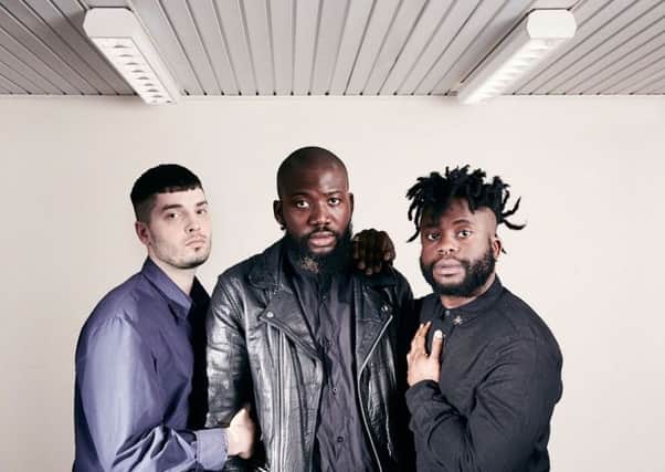 Young Fathers were subjected to a stream of racist abuse over the film. Picture: Contributed