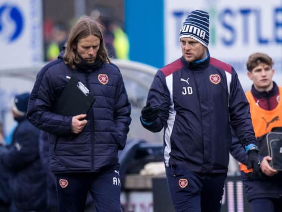 Austin MacPhee and Jon Daly are two of the three men who will oversee Hearts' preparations for the opening Ladbrokes Premiership match against Celtic