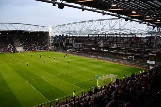 Tynecastle's main stand won't be finished in time so Hearts will move temporarily to Murrayfield
