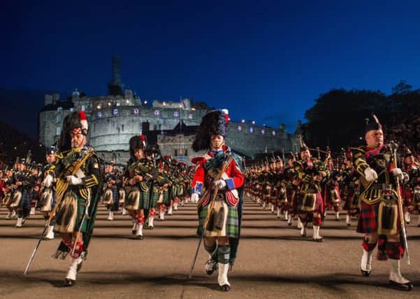 The 2017 Royal Military Tattoo, Edinburgh Castle. Picture: Ian Georgeson