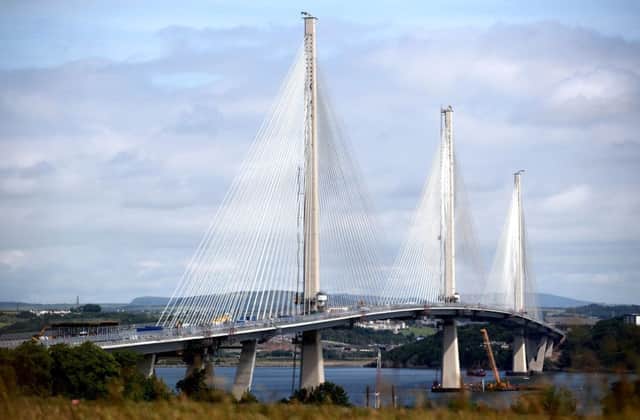 The Queensferry Crossing will be officially opened on September 4. Picture: PA