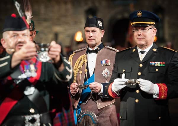 The Earl of Wessex and his family joined Prince Albert II at the opening night of this year's Tattoo. Picture: Stripe Communications