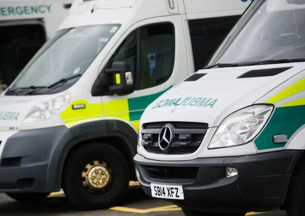 The Scottish Ambulance Service has apologised for delays in getting to a call outside the Scottish Parliament