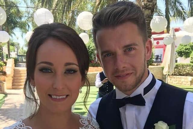 Kirsty Maxwell with husband Adam Maxwell.