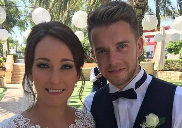 Kirsty Maxwell with husband Adam Maxwell.