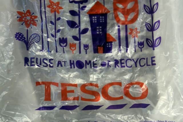 Tesco is to stop selling single-use plastic bags in its stores, replacing them with "bags for life" to be offered at double the price. Picture; Chris Radburn, PA